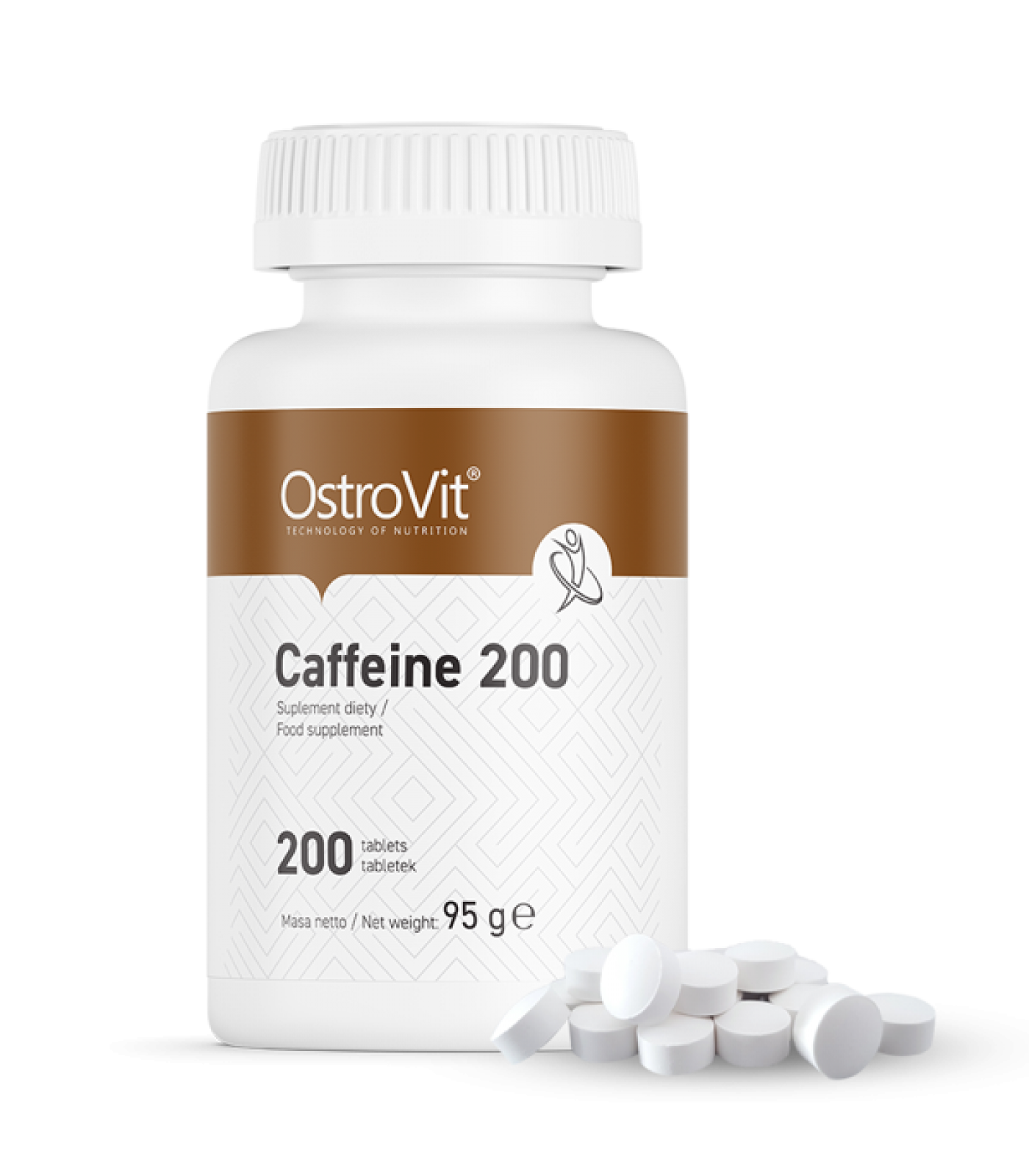 OstroVit - Caffeine 200 / 200tabs.